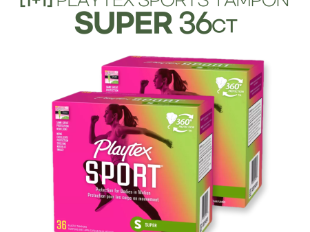 [1+1] Playtex Sports Tampon Super 36ct Online