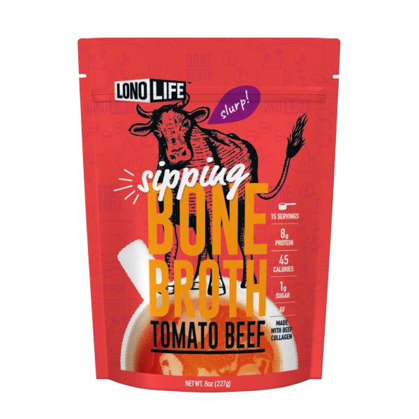 Tomato Beef Bone Broth 8oz Bulk Package Online Sale