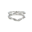 Insert Guard Ring with 0.27cttw Natural Diamonds Online now