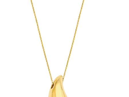 14Kt Yellow Gold Teardrop Pendant Cheap