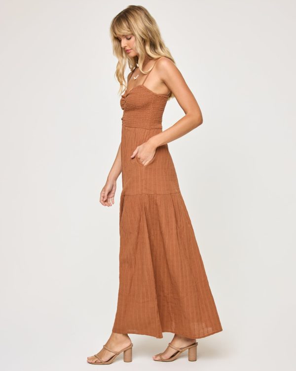 Mallorca Dress - Brown Sugar Discount