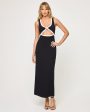 Steph Dress - Black-Cream Discount