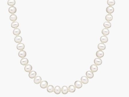 18  Single Strand Of 6.5X7mm Freshwater Cultured Pearls Online