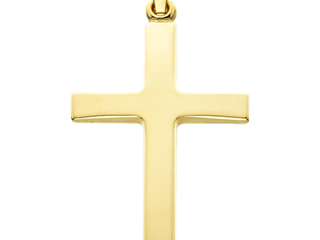 14Kt Yellow Gold Cross Pendant on Sale