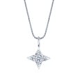 Star of Hope 14Kt White Gold 0.33cttw Natural Diamond Pendant Fashion