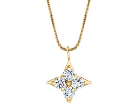 Star of Hope 14Kt Yellow Gold 1.00cttw Natural Diamond Pendant Supply