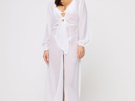 Anna Cover-Up - White Hot on Sale