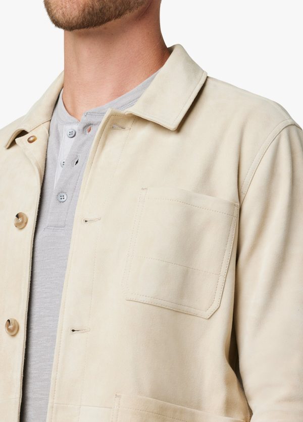 PARKER SUEDE CHORE JACKET Online Hot Sale