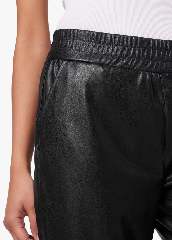 VEGAN LEATHER JOGGER Fashion