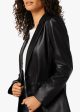 THE NINA BOYFRIEND LEATHER BLAZER Sale