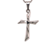 14Kt White Gold Cross Pendant on Sale