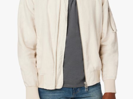 RAY LINEN BOMBER For Discount