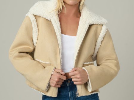 HALLE REVERSIBLE SHERPA JACKET Online Hot Sale