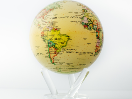 MOVA 6  Anitique Beige Globe with Acrylic Base Discount