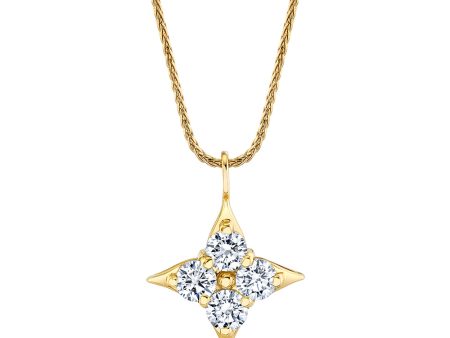 Star of Hope 14Kt Yellow Gold 1.50cttw Natural Diamond Pendant Online Hot Sale