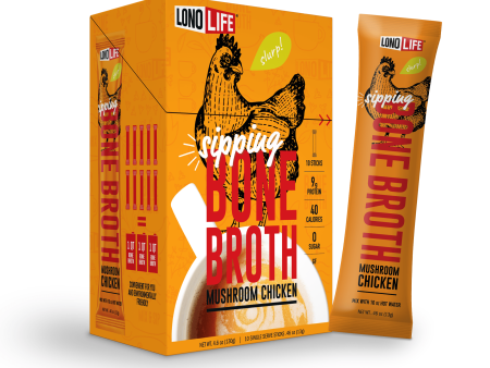 Mushroom Chicken Bone Broth Stick Packs Sale