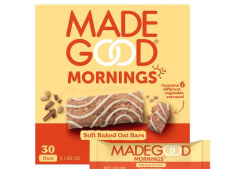 Mornings Cinnamon Bun Soft Baked Bars (30 count) For Sale