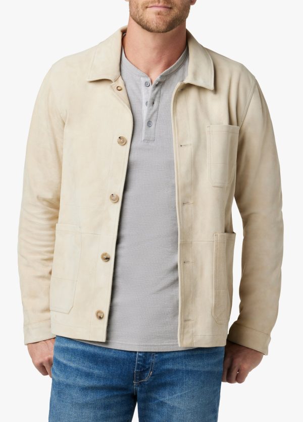 PARKER SUEDE CHORE JACKET Online Hot Sale