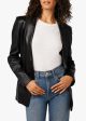 THE NINA BOYFRIEND LEATHER BLAZER Sale