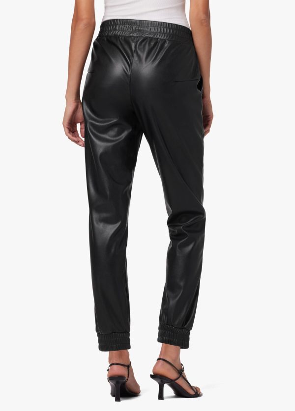 VEGAN LEATHER JOGGER Fashion