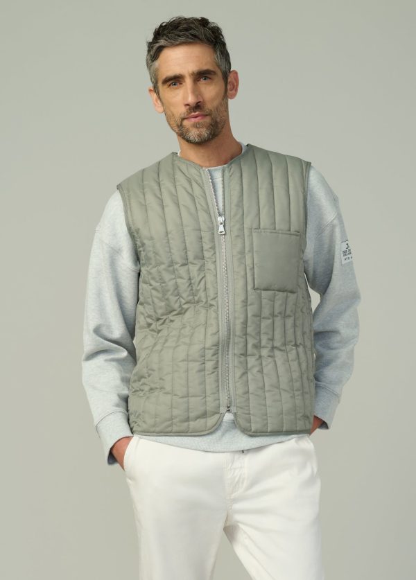 RORY QUILTED VEST Online now