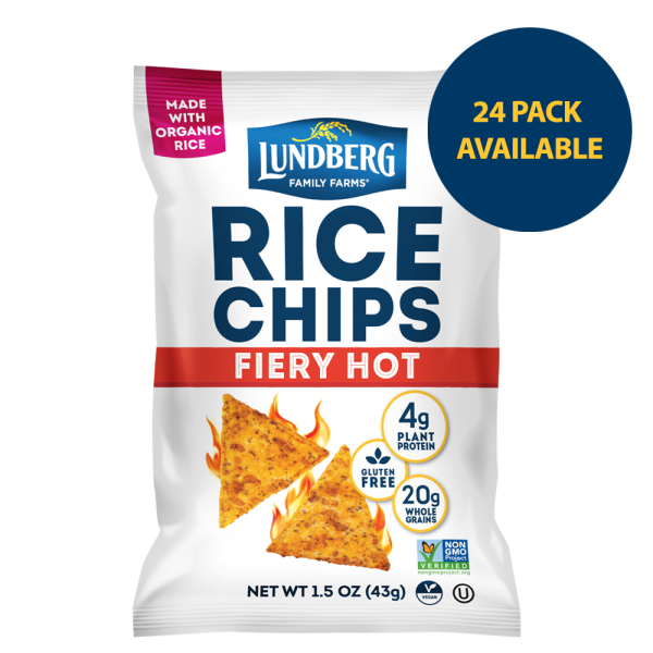 Fiery Hot Rice Chips - Single-Serve Supply