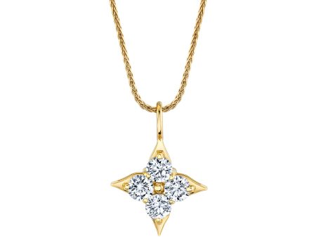 Star of Hope 14Kt Yellow Gold 0.75cttw Natural Diamond Pendant Online Hot Sale