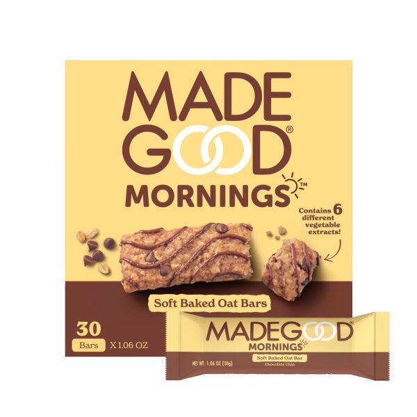 Mornings Chocolate Chip Soft Baked Bars (30 count) Online Sale