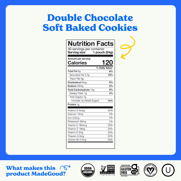 Double Chocolate Soft Baked Mini Cookies For Sale