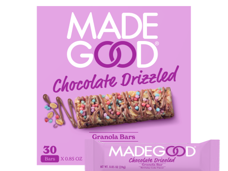 Birthday Cake Drizzled Granola Bars (30 Count) Online Sale