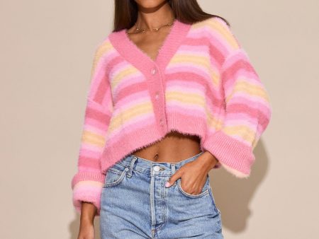 Daybreak Cardigan - Daybreak Stripe on Sale