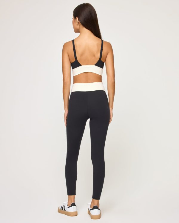 Unmatched Legging - Black-Cream Online Hot Sale