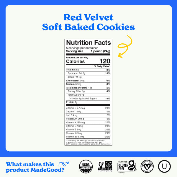 Red Velvet Soft Baked Mini Cookies on Sale