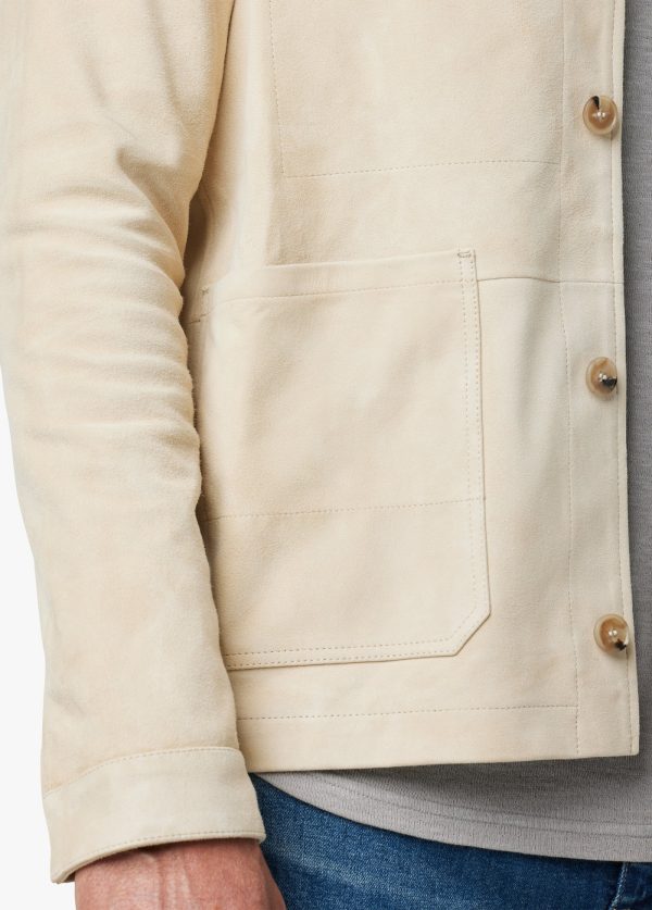 PARKER SUEDE CHORE JACKET Online Hot Sale