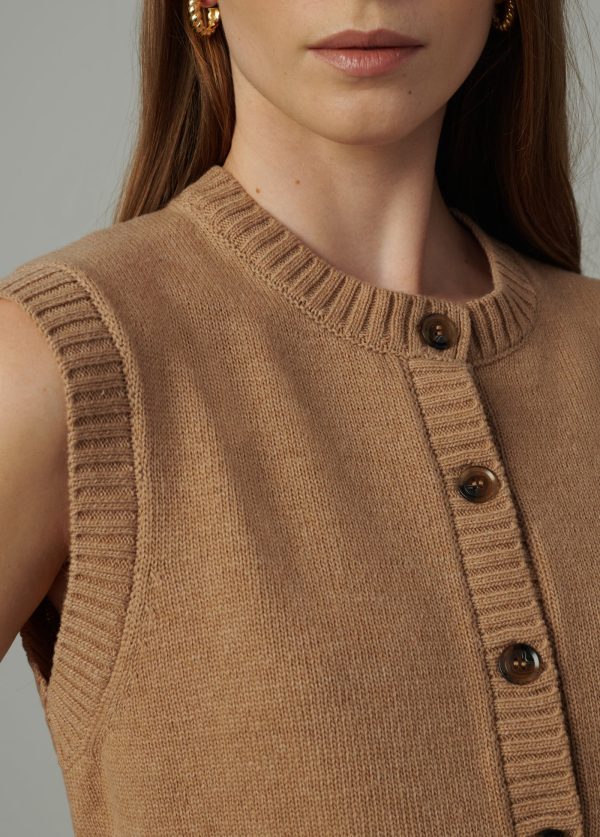 THE NOA CARDIGAN VEST Sale