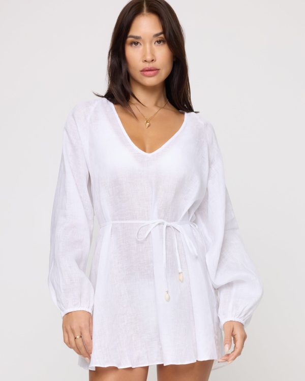 Boat Trip Tunic - White Hot on Sale