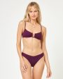 Mercer Bikini Bottom - Merlot For Sale