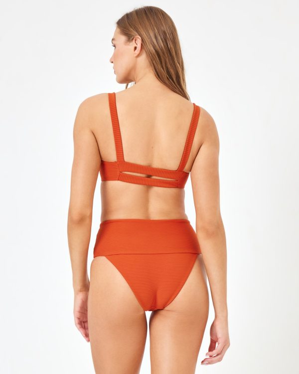 LSPACE X Anthropologie Desi Bikini Bottom - Vermillion Supply