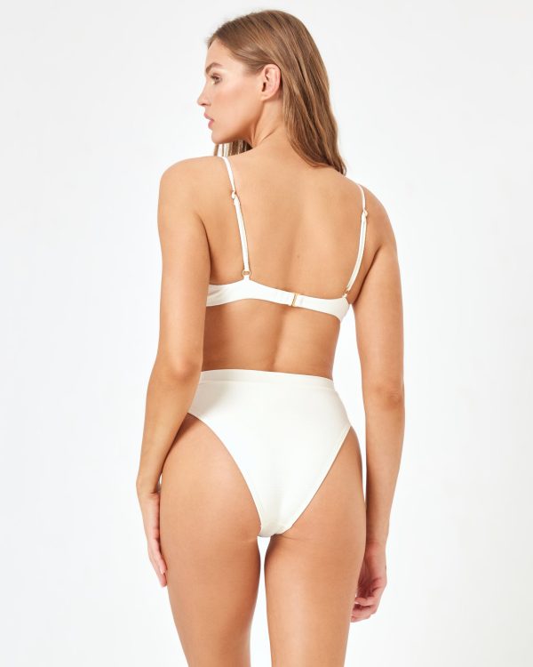 LSPACE X Anthropologie Frenchi Bikini Bottom - Cream Hot on Sale