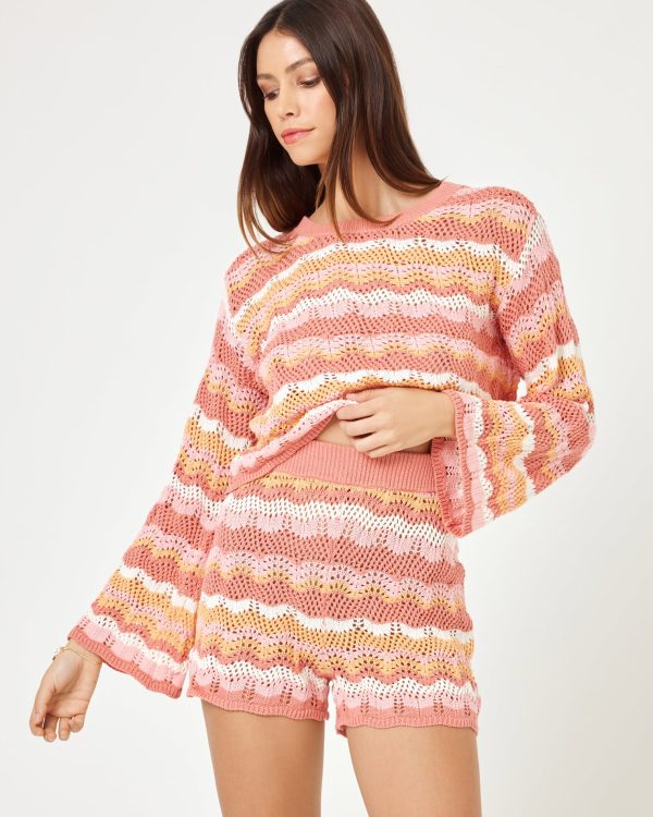 Sun Ray Sweater - Bahama Bound Stripe Online