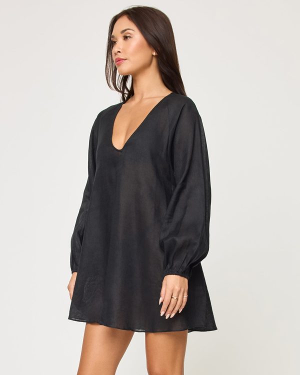 Boat Trip Tunic - Black Supply