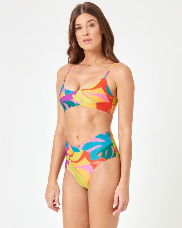 Printed High Tide Bikini Bottom - Copacabana Online