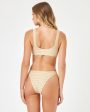 Shimmer Stripe Madonna Bikini Bottom - Riviera Beach Shimmer Stripe Online now