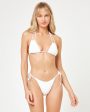 LSPACE x JVS Lennox Bikini Bottom - Off White Fashion