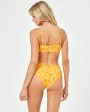 Printed High Tide Bikini Bottom - Golden Hour Blooms For Sale