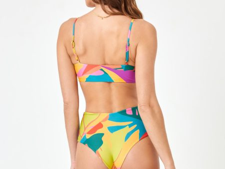 Printed High Tide Bikini Bottom - Copacabana Online