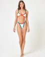 Mackenzie Bikini Bottom - Cream-Mediterranean-Pimento Online now