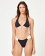 Isa Bikini Top - Black-Cream Supply