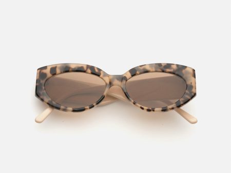 Lu Goldie Aurelie Sunglasses - Chocolate For Sale