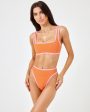 Seamless Ventura Bikini Bottom - Tangerine-Guava Online now